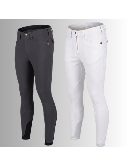 PACK 2 BREECHES - BLANCO / GRIS